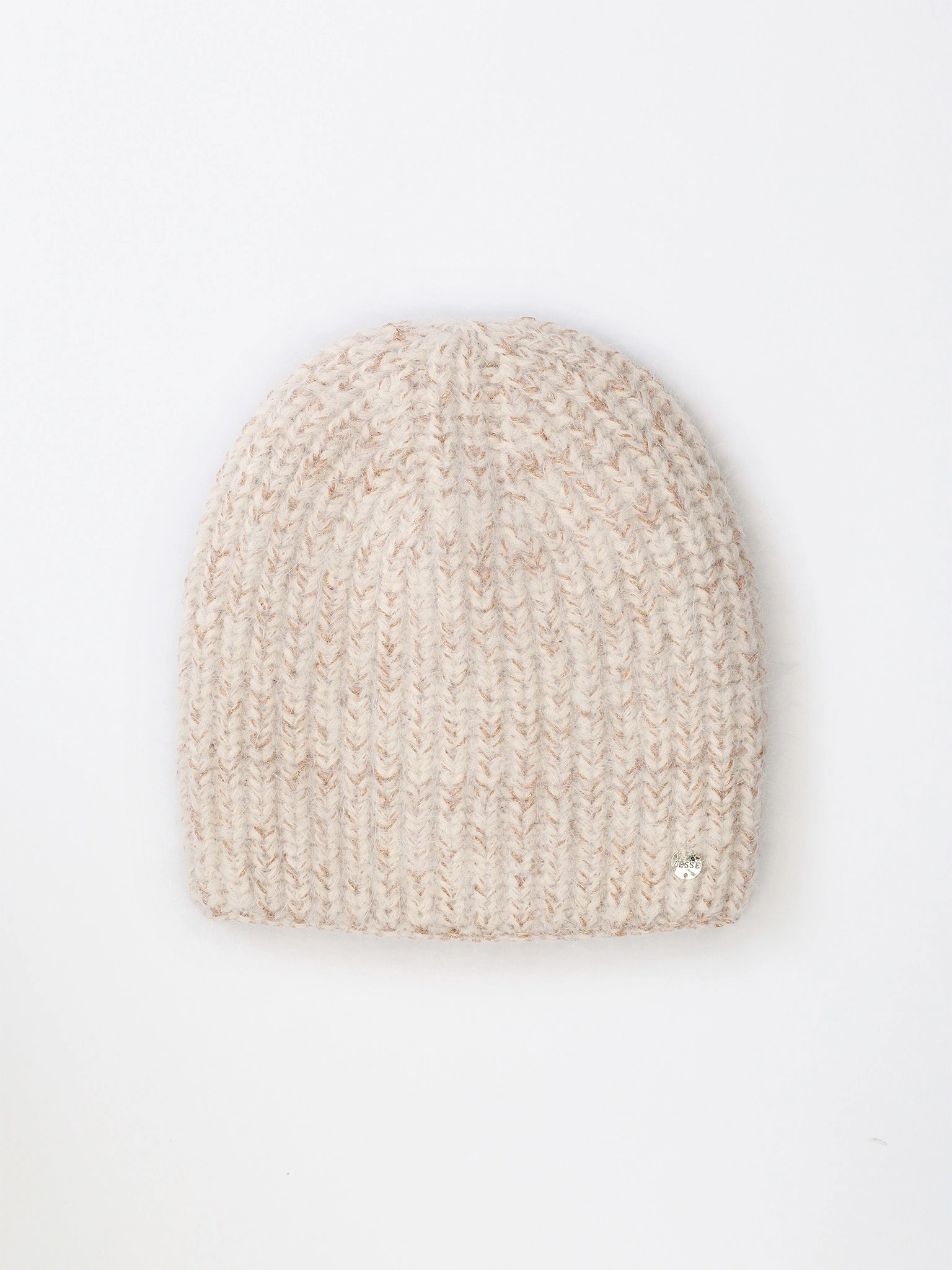 Шапка-бини с люрексом из смесовой шерсти альпаки в ассортименте